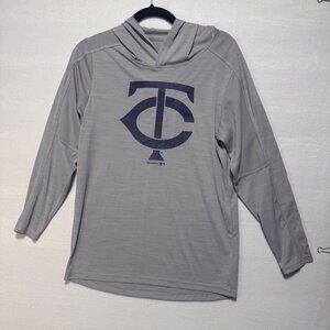 Twins Boys Large Hooded Long Sleeve Shirt